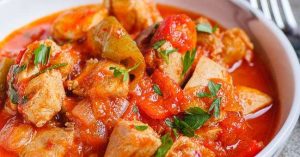 تاووک سوته (خورش مرغ ترکی آسان)