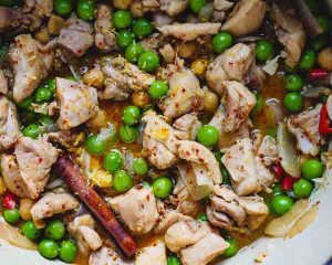 خورش مرغ و نخود بهار