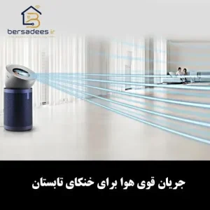 تصفیه هوا دایسون Big+Quiet BP03 دستگاه تصفیه هوا دایسون مدل Dyson Big+Quiet BP03 رنگ نقره ای سرمه ای