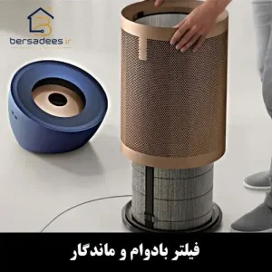 تصفیه هوا دایسون BP04 سرمه ای طلایی تصفیه هوا دایسون BP04 سرمه ای طلایی