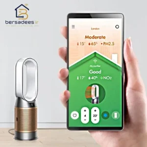 تصفیه هوا و هیتر دایسون HP09 سفید طلایی دستگاه تصفیه هوا و فن هیتر دایسون مدل Dyson HP09 رنگ سفید طلایی