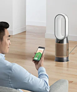 تصفیه هوا و هیتر دایسون HP09 سفید طلایی قیمت دستگاه تصفیه هوا و فن هیتر دایسون مدل Dyson HP09 رنگ سفید طلایی