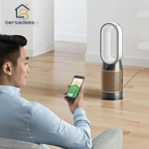 تصفیه هوا و هیتر دایسون HP09 سفید طلایی قیمت دستگاه تصفیه هوا و فن هیتر دایسون مدل Dyson HP09 رنگ سفید طلایی
