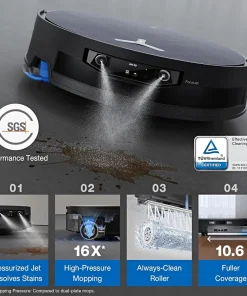 جارو رباتیک اکووکس X12 Omni Cyclone جارو رباتیک اکووکس مدل Ecovacs Deebot X12 Omni Cyclone