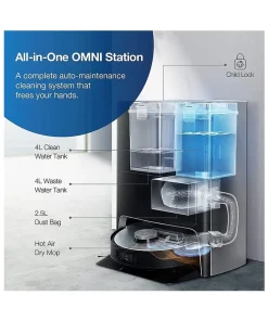 جارو رباتیک اکووکس X1e Omni قیمت جارو رباتیک اکووکس مدل Ecovacs Deebot X1e Omni