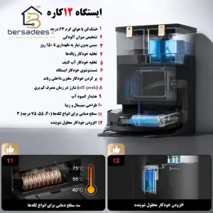 جارو رباتیک اکووکس X8 Pro Omni جارو رباتیک اکووکس X8 Pro Omni