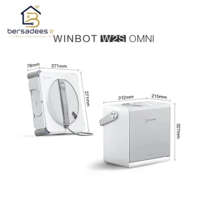 ربات شیشه پاک کن اکووکس Winbot W2S Omni خرید ربات شیشه پاک کن اکووکس مدل Ecovacs Winbot W2S Omni