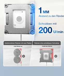 ربات شیشه پاک کن اکووکس Winbot W2S Omni ربات شیشه پاک کن اکووکس Winbot W2S Omni