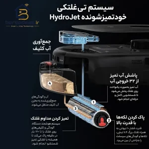 جارو رباتیک یوفی E25 با تی شوی جارو رباتیک یوفی E25 با تی شوی
